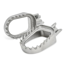 Pedaleira Crf 230f - Crf 250f Biker Shark Inox Prata