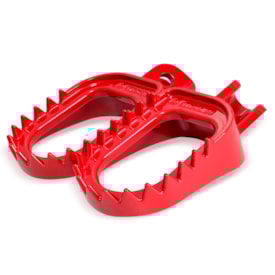 Segunda imagem do produto Pedaleira Crf 230f - Crf 250f Biker Shark Vermelho