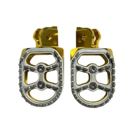 Segunda imagem do produto Pedaleira Crf 230f - Crf 250f - Crf 300f Dourado BR Parts