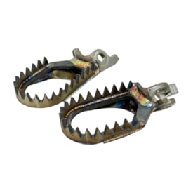 Pedaleira Crf 250r 04/26 - Crf 450r 02/26 Rezzy Shark Pro Inox