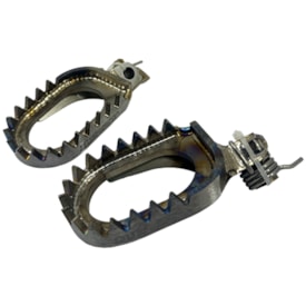 Pedaleira Crf 250rx 19/24 - Crf 450rx 17/24 Rezzy Shark Titanio