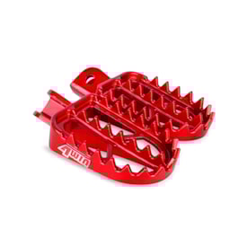 Pedaleira Crf 300f 4win Hunter Inox Vermelho