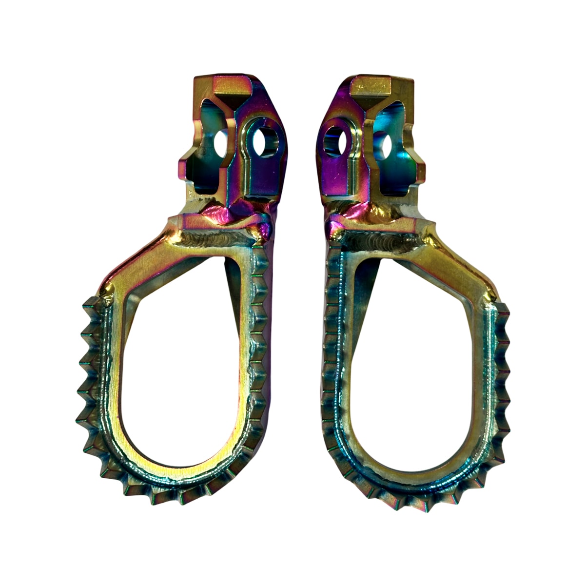 Segunda imagem do produto Pedaleira Ktm 125 250 350 450 Sx Sxf 23/26 Cross Rezzy Titânio