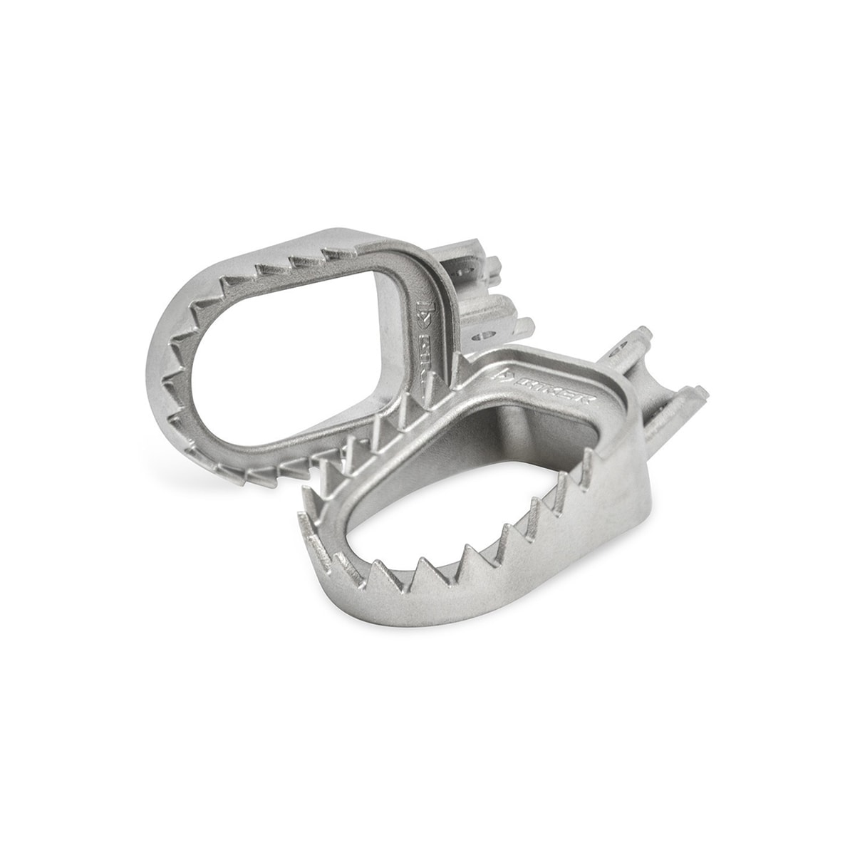 Pedaleira Ktm 150 250 300 350 450 Exc Excf 24/27 Inox Biker Shark