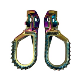 Segunda imagem do produto Pedaleira Ktm 150 250 350 450 Exc Excf 24/25 Enduro Rezzy Titânio