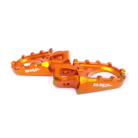 Pedaleira Ktm 17/22 - Husqvarna 16/22 - Mxf 17/22 Bms Drop Laranja