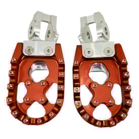 Segunda imagem do produto Pedaleira Ktm 17/22 - Husqvarna 16/22 - Mxf 17/22 Corona Laranja