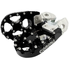 Pedaleira Ktm 17/22 - Husqvarna 16/22 - Mxf 17/22 Corona Preto