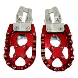 Segunda imagem do produto Pedaleira Ktm 17/22 - Husqvarna 16/22 - Mxf 17/22 Corona Vermelho