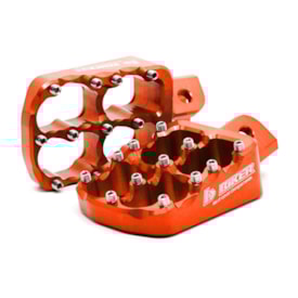 Pedaleira - Ktm - Sherco - Husqvarna Biker Alumínio Laranja