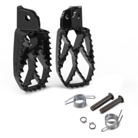 Pedaleira Nxr 150 Bros - Lander Xtz 250 Anker Preto com Pino e Mola