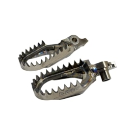 Pedaleira Yzf 250 24/26 - Yzf 450 23/26 Rezzy Shark Titânio