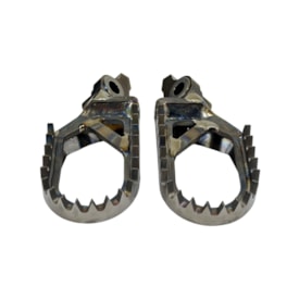 Segunda imagem do produto Pedaleira Yzf 250 24/26 - Yzf 450 23/26 Rezzy Shark Titânio