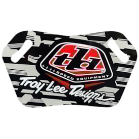 Placa Piloto 5inco Troy Lee Designs Preto Vermelho
