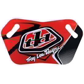 Placa Piloto 5inco Troy Lee Designs Vermelho Preto