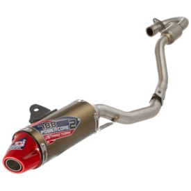 Ponteira e Curva de Escape Bros 160 Nxr 16/22 Protork Powercore 2