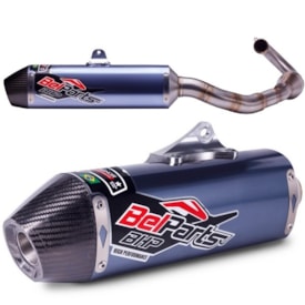 Ponteira e Curva de Escape Crf 230 Belparts Bhp Carbon
