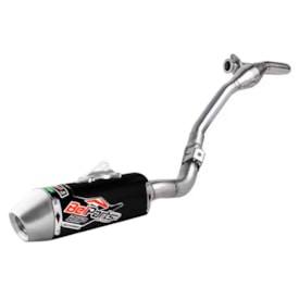 Ponteira e Curva de Escape Crf 230 Belparts Bhp Longa Preto