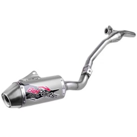 Ponteira e Curva de Escape Crf 230 Belparts Bhp Short Prata