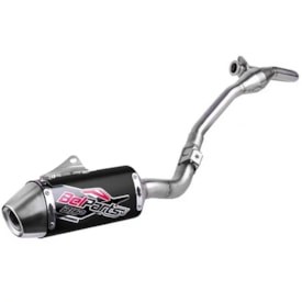 Ponteira e Curva de Escape Crf 230 Belparts Bhp Short Preto