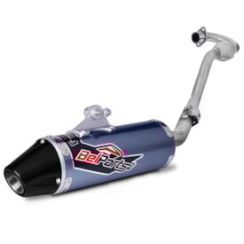 Ponteira e Curva de Escape Crf 230 Belparts Bpa Azul