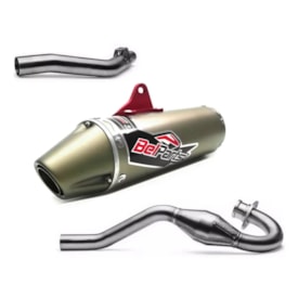Segunda imagem do produto Ponteira e Curva de Escape Crf 230 Belparts Bpa Bronze