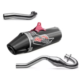 Segunda imagem do produto Ponteira e Curva de Escape Crf 230 Belparts Bpa Preto