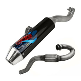 Ponteira e Curva de Escape Crf 230 Bigbore Brc Preto