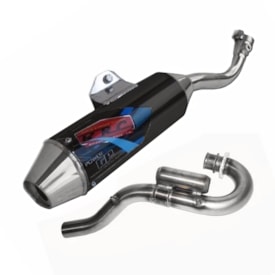 Ponteira e Curva de Escape Crf 230 Power Brc Preto