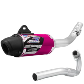 Ponteira e Curva de Escape Crf 230 Protork Powercore 3 Steel Rosa
