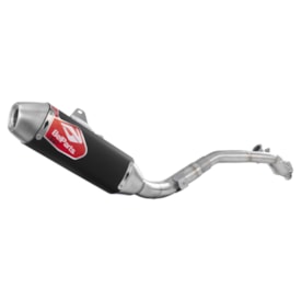 Ponteira e Curva de Escape Crf 250f Belparts Bhp Pro Longa Preto