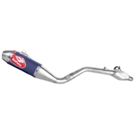 Ponteira e Curva de Escape Crf 250f Belparts Bhp Pro Short Azul