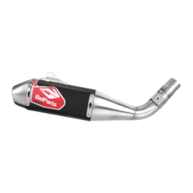 Segunda imagem do produto Ponteira e Curva de Escape Crf 250f Belparts Bhp Pro Short Preto