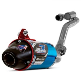 Ponteira e Curva de Escape Crf 250f Protork PowerCore 3 Azul