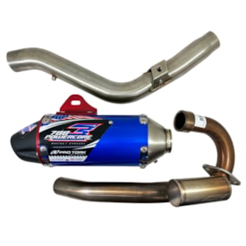 Ponteira e Curva de Escape Crf 250f Protork Powercore 3 Azul