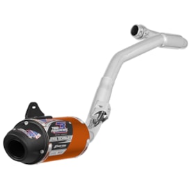 Ponteira e Curva de Escape Crf 250f Protork Powercore 3 Steel Dourado