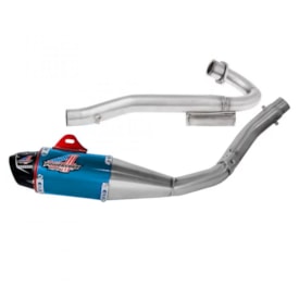 Segunda imagem do produto Ponteira e Curva de Escape Crf 250f Protork Powercore 4 Azul