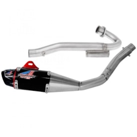 Segunda imagem do produto Ponteira e Curva de Escape Crf 250f Protork Powercore 4 Preto