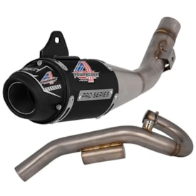 Ponteira e Curva de Escape Crf 250f Protork Powercore 4 Pro Series Preto