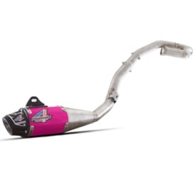 Ponteira e Curva de Escape Crf 250f Protork Powercore 4 Rosa