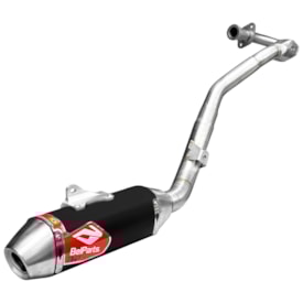 Ponteira e Curva de Escape Crf 300f Belparts Bhp Pro Short Preto