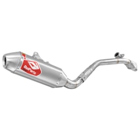 Ponteira e Curva de Escape Crf 300f Belparts Bhp Pro Silver Series