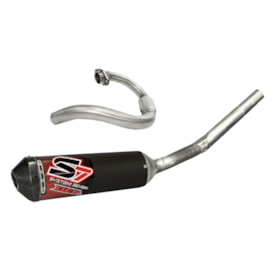Ponteira e Curva de Escape Crf 450r 09/12 Dep S7 Preto
