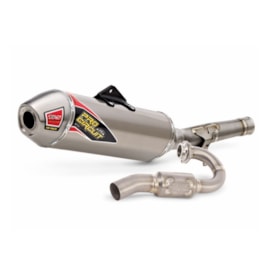 Ponteira e Curva de Escape Crf 450r 11/12 Pro Circuit Ti-5 Titânio Carb