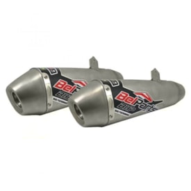 Segunda imagem do produto Ponteira e Curva de Escape Crf 450r 17/20 - Crf 450rx 17/20 Belparts Bhp Pro Inox