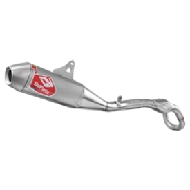 Ponteira e Curva de Escape Crf 450r 450rx 21/26 Belparts Bhp Inox