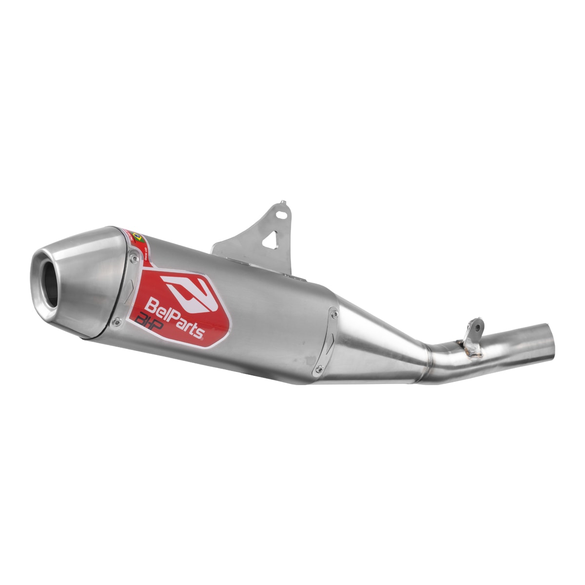 Segunda imagem do produto Ponteira e Curva de Escape Crf 450r 450rx 21/26 Belparts Bhp Inox