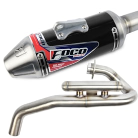 Ponteira e Curva De Escape Foco Crf 250f Preto