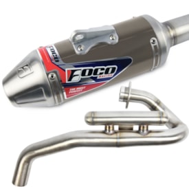 Ponteira e Curva De Escape Foco Crf 250f Titanio