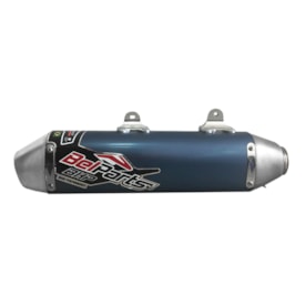 Segunda imagem do produto Ponteira e Curva de Escape Husqvarna Fc 250 19/22 - Fc 350 19/22 Belparts Bhp Azul